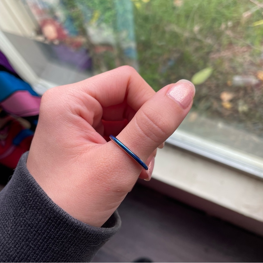 Pandora ME electric blue ring